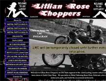 Tablet Screenshot of lillianrosechoppers.com